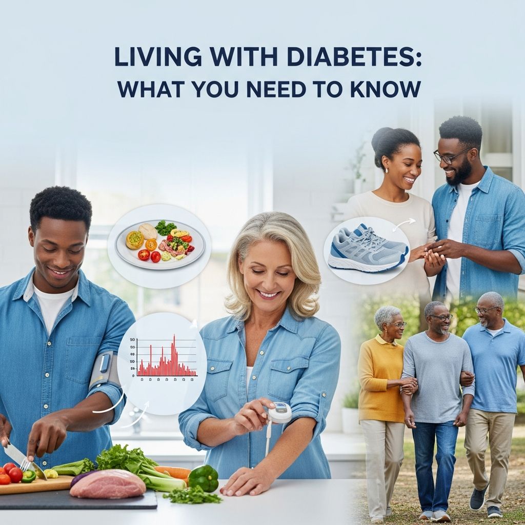 Essential guide for managing diabetes daily: diet, monitoring, lifestyle, treatments, and emotional wellbeing for a healthier life.