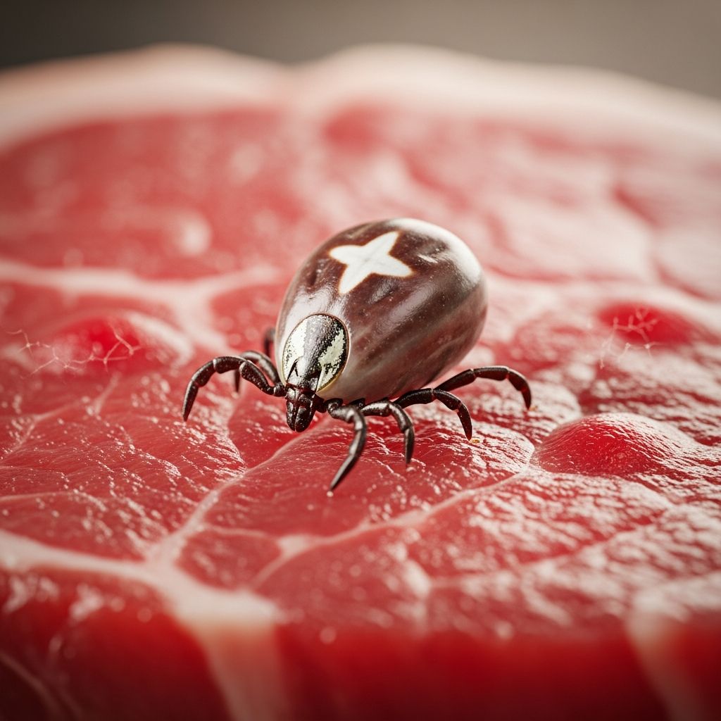 Discover how the lone star tick bite triggers alpha-gal syndrome, a delayed allergy to red meat and dairy products.