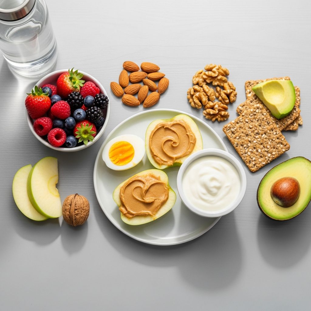 Discover 30 satisfying, low-added-sugar snacks perfect for work to keep you energized without the sugar crash.