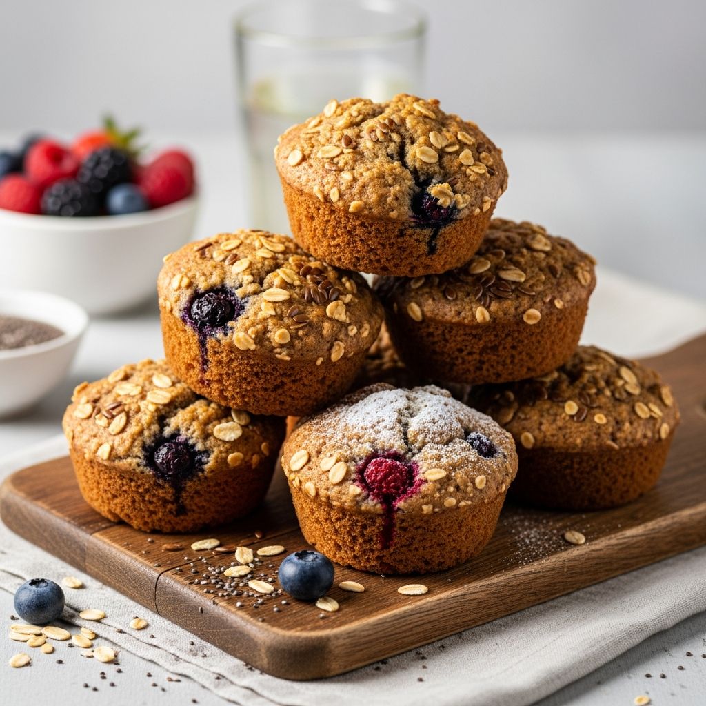 Delicious low-calorie muffins packed with fiber for guilt-free snacking and satisfying breakfasts that support digestion and weight management.
