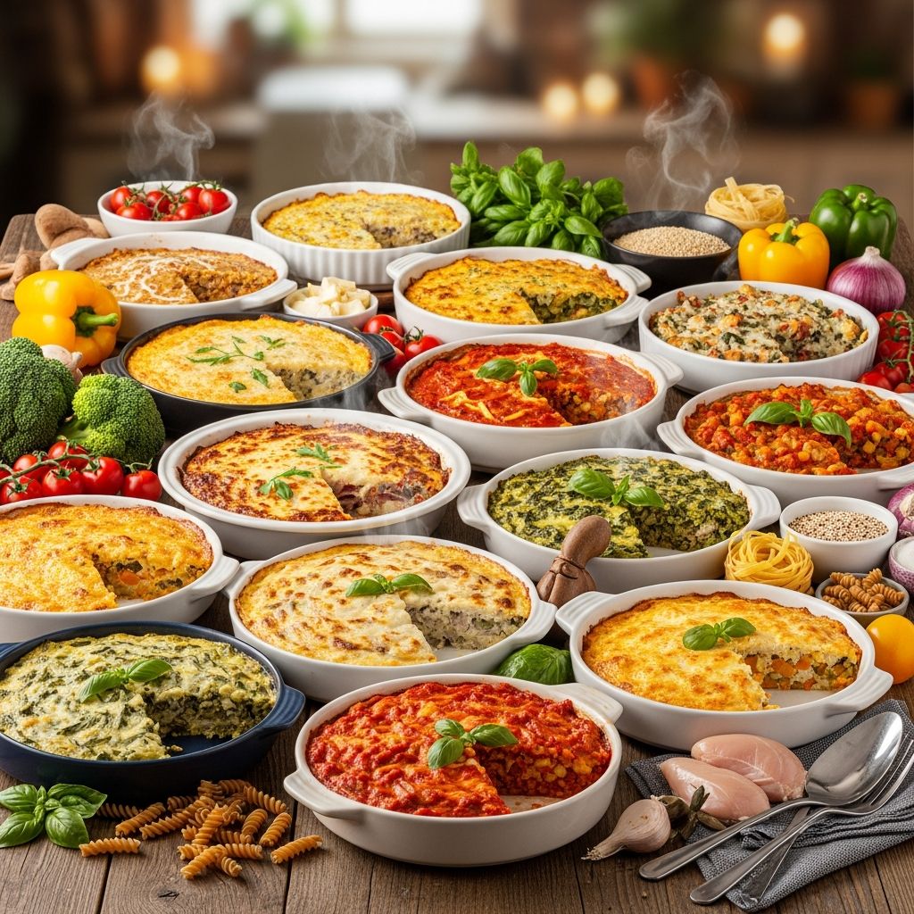 Satisfying low-calorie casserole recipes under 400 calories per serving for healthy weeknight dinners.