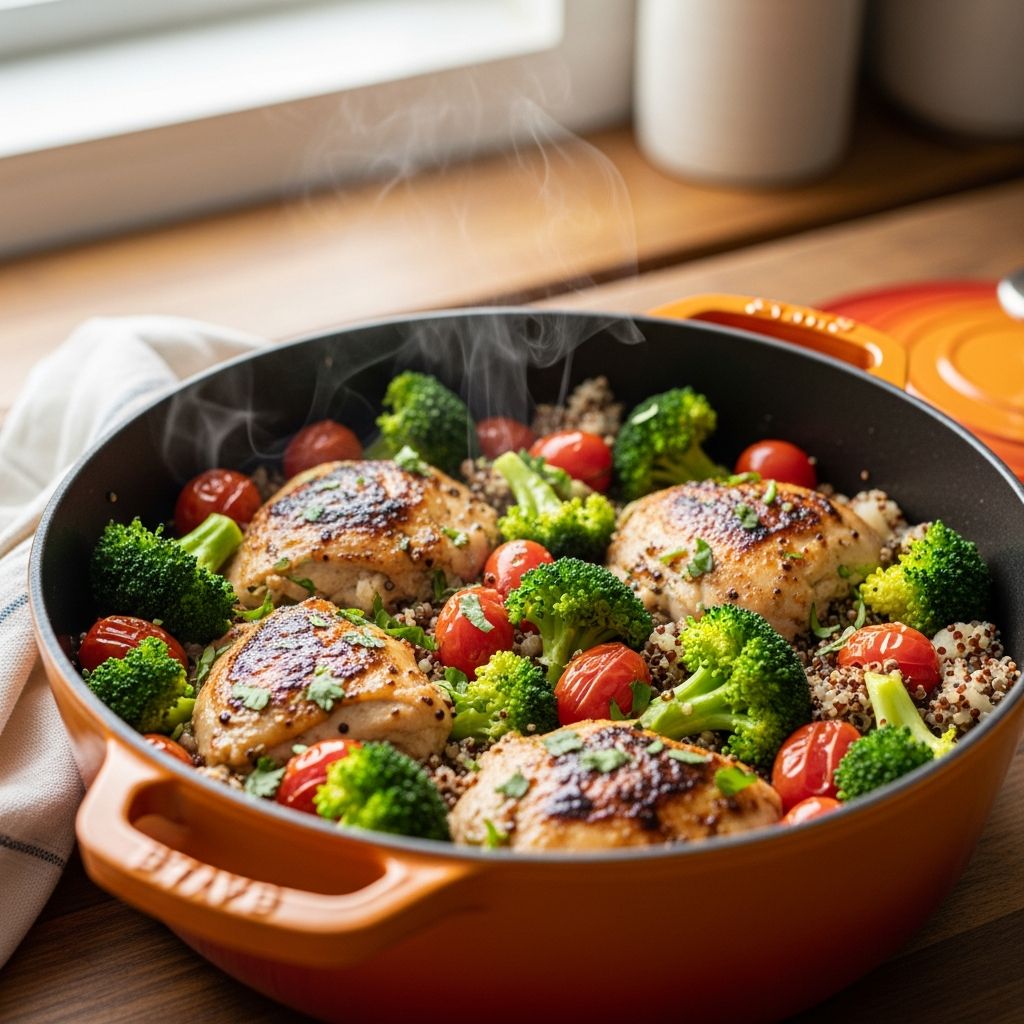 Delicious, easy one-pot meals under 400 calories per serving for effortless healthy eating.