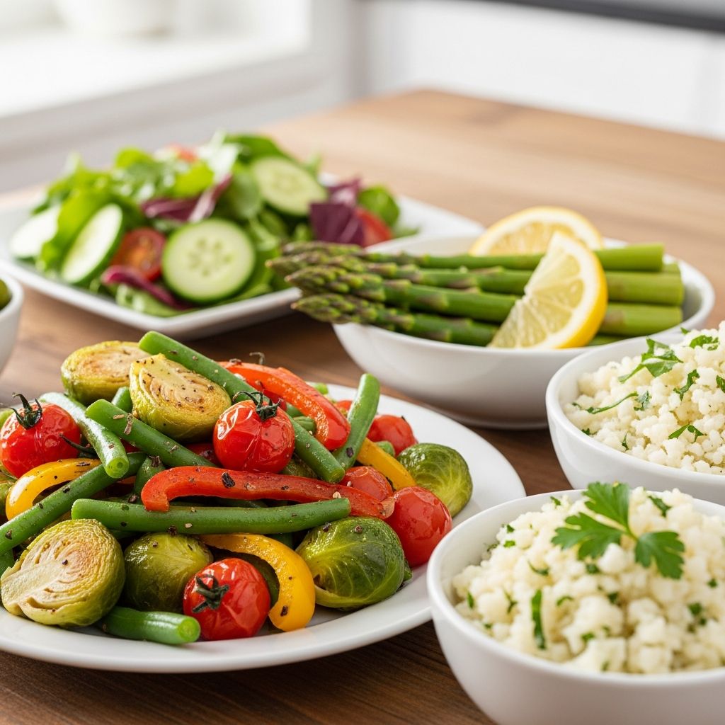 Discover delicious, low-calorie vegetable side dishes that are easy to prepare and perfect for healthy meals every day.