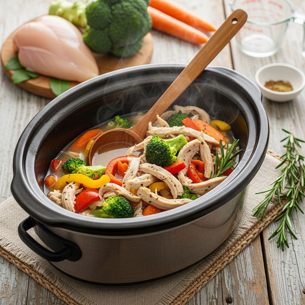 Discover delicious, low-calorie chicken recipes for your slow cooker that make healthy weeknight dinners effortless and flavorful.