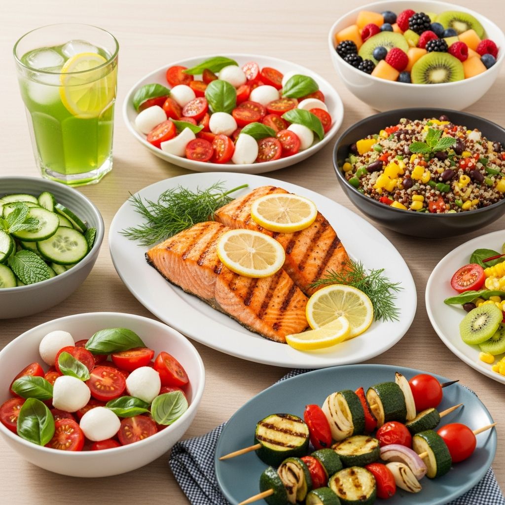 Delight in 25 refreshing low-calorie summer recipes packed with fresh produce for guilt-free seasonal eating.