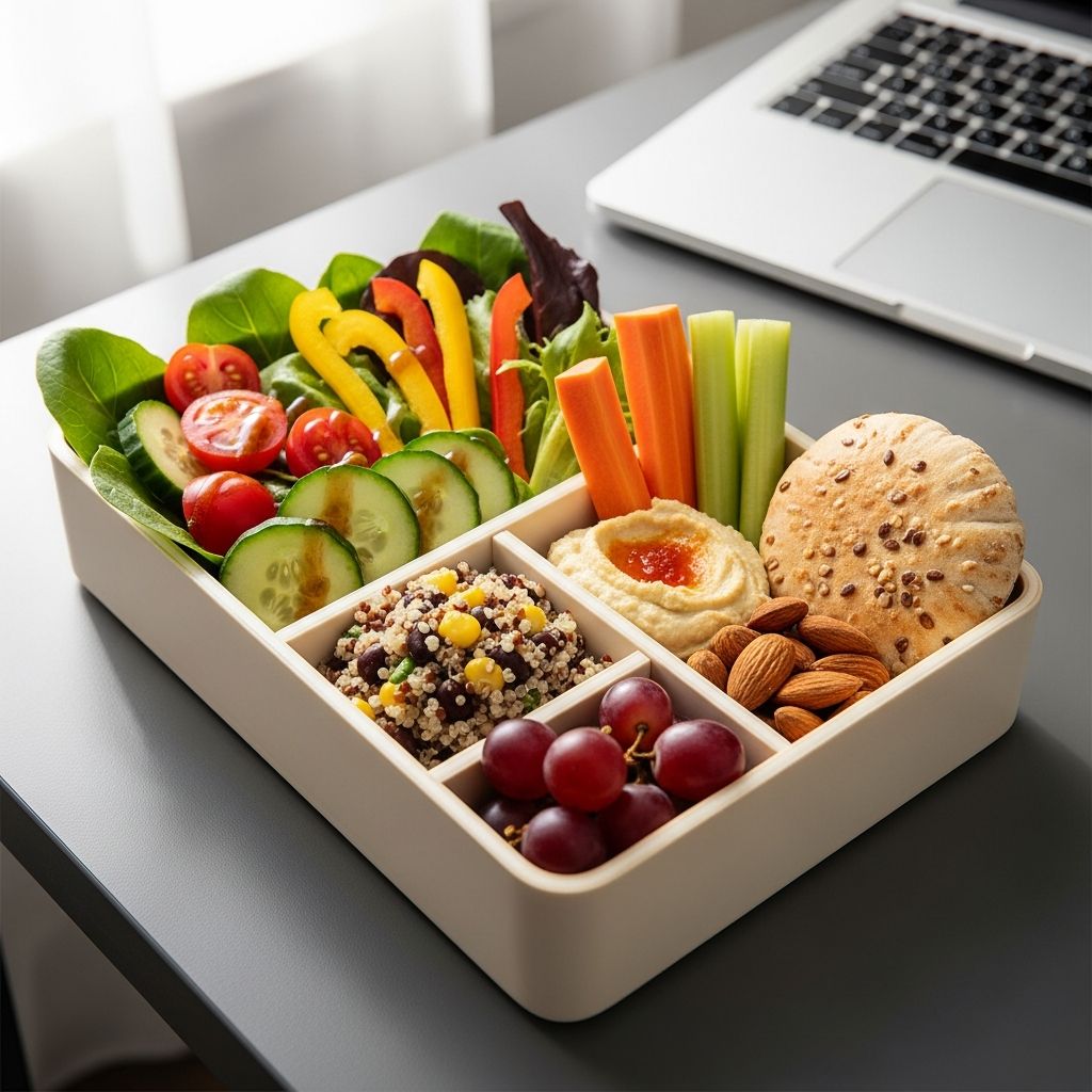 Low-Calorie Vegetarian Lunches For Work: 25 Make-Ahead Recipes 25 delicious low-calorie vegetarian lunch recipes perfect for packing and enjoying at the office without the guilt.