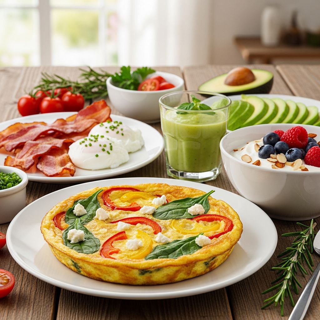 Delicious low-carb breakfast ideas to kickstart your day with energy, flavor, and health benefits without the carbs.