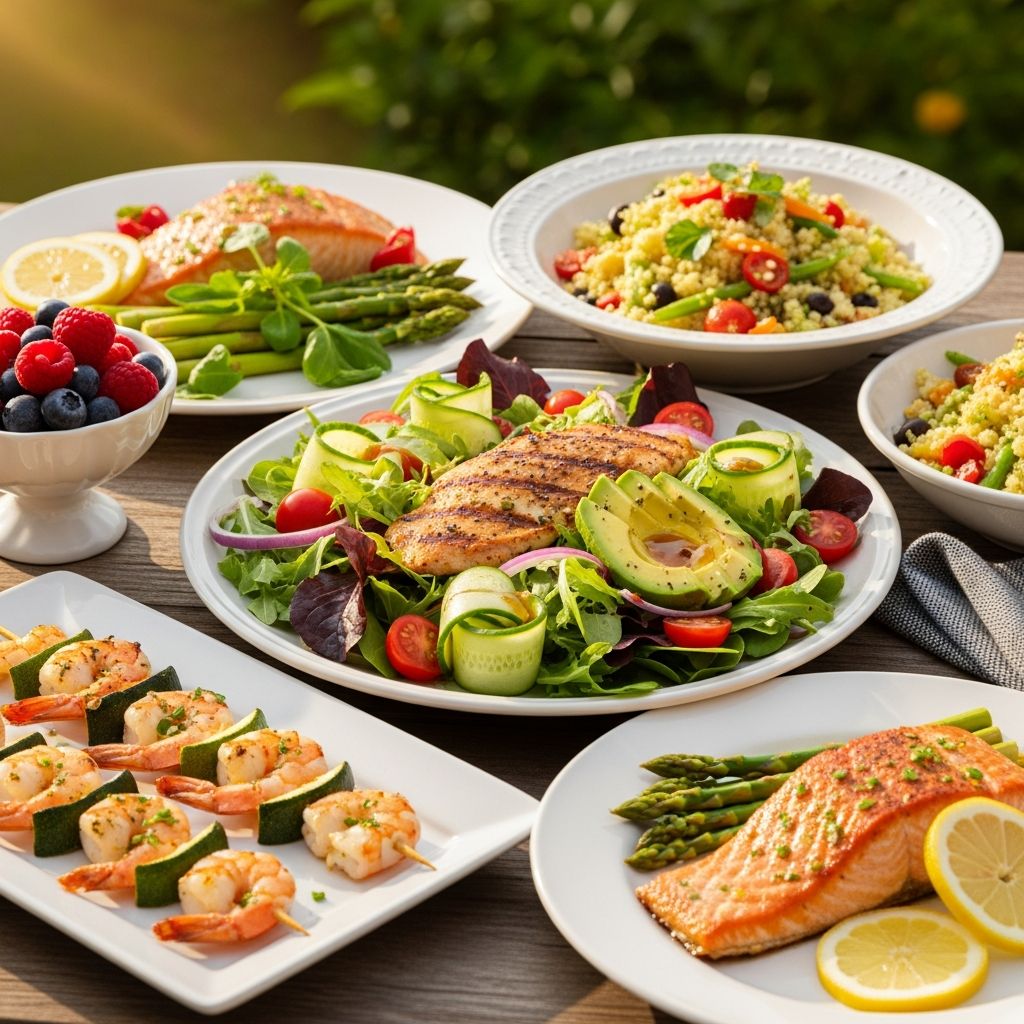 Delicious low-carb dinner recipes perfect for summer: fresh, light, and ready in 30 minutes or less to keep you cool and satisfied.