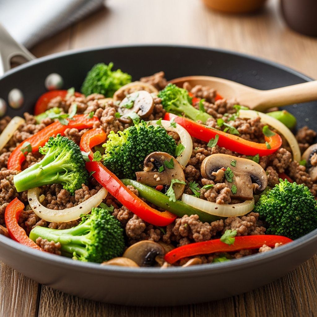 Delicious low-carb ground beef recipes for easy, satisfying meals that fit your keto or low-carb lifestyle without sacrificing flavor.