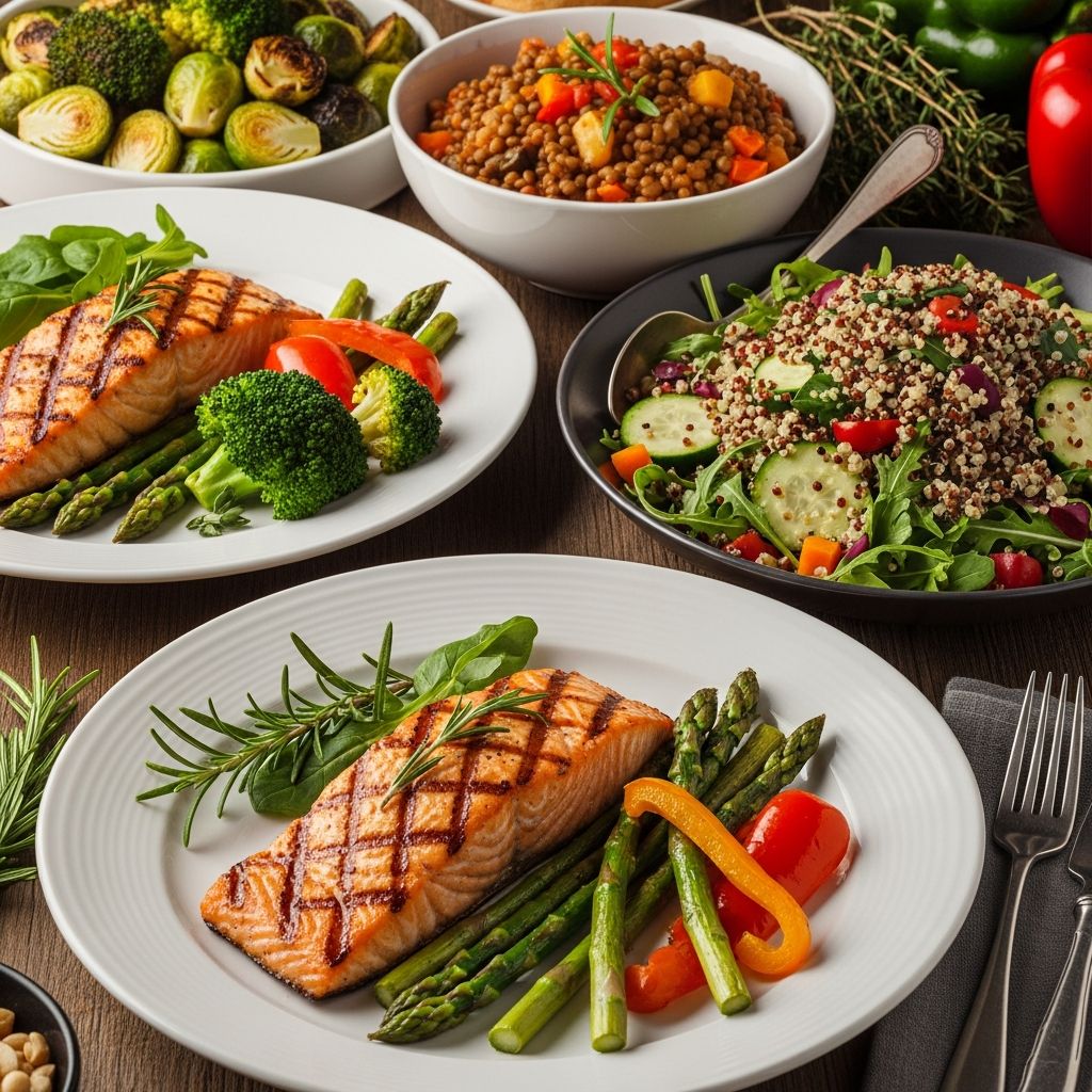 Delicious low-carb dinners packed with fiber for better digestion, sustained energy and weight management.