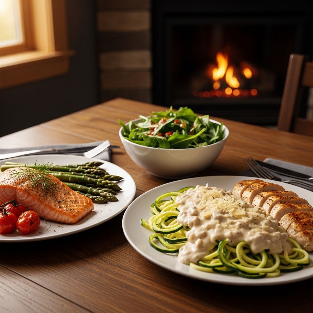 Satisfy your comfort food cravings with these delicious low-carb, high-protein dinners that are easy to make and keep you full.