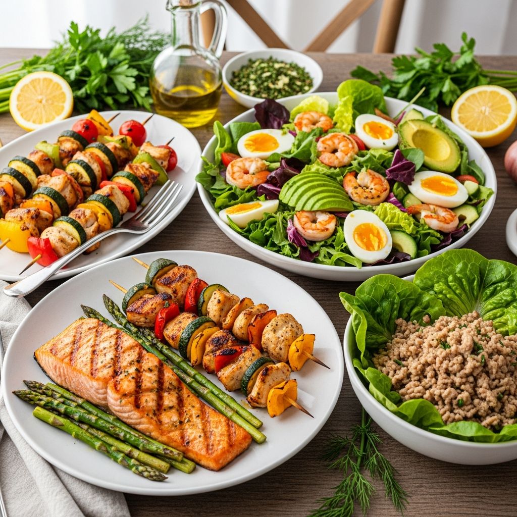 Delicious, easy low-carb, high-protein summer dinner recipes to keep you satisfied and energized without the heaviness.