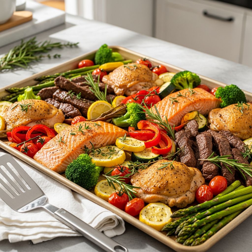 Low-Carb High-Protein Sheet Pan Dinners: 25 Easy Recipes Discover 25 effortless sheet pan dinners packed with protein and low in carbs for quick, nutritious meals any night of the week.