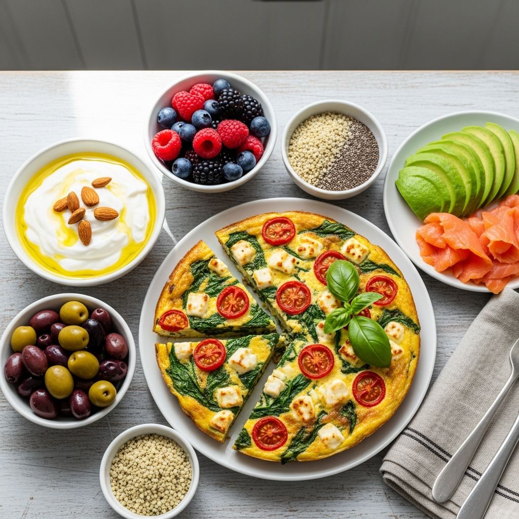 Quick, delicious low-carb breakfasts inspired by the Mediterranean diet to fuel busy mornings with health and flavor.
