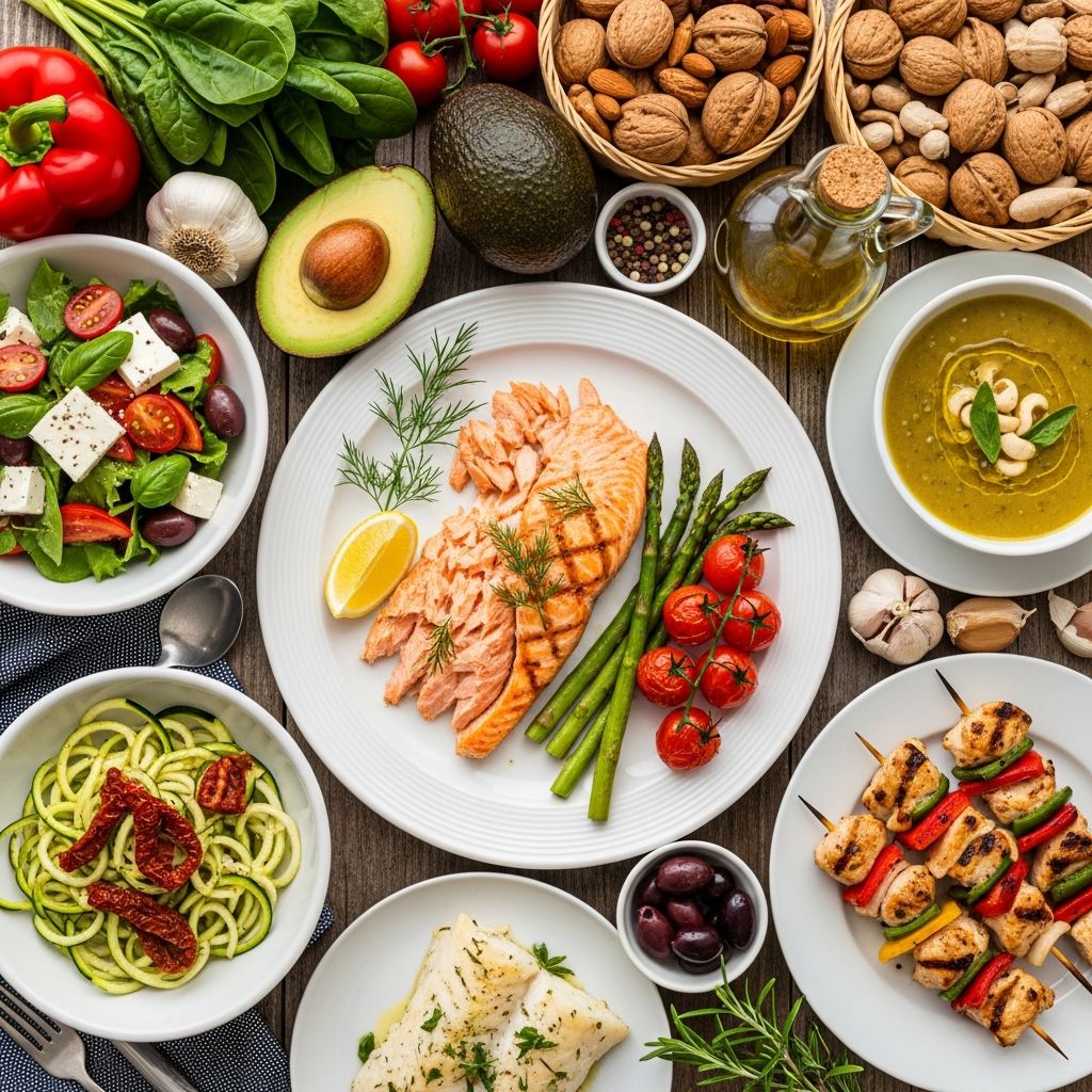Discover a month of delicious low-carb Mediterranean dinners to support your health goals.