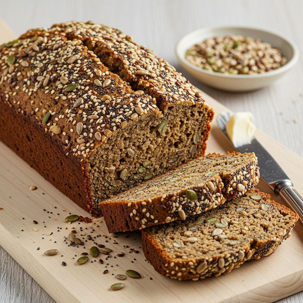 Discover a delicious, seed-packed low-carb bread that's gluten-free, easy to make, and perfect for any meal or snack.