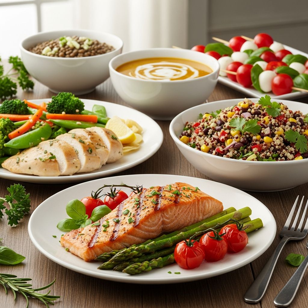 Delicious low-fat and fat-free dinner recipes that are healthy, flavorful, and easy to prepare for everyday meals.