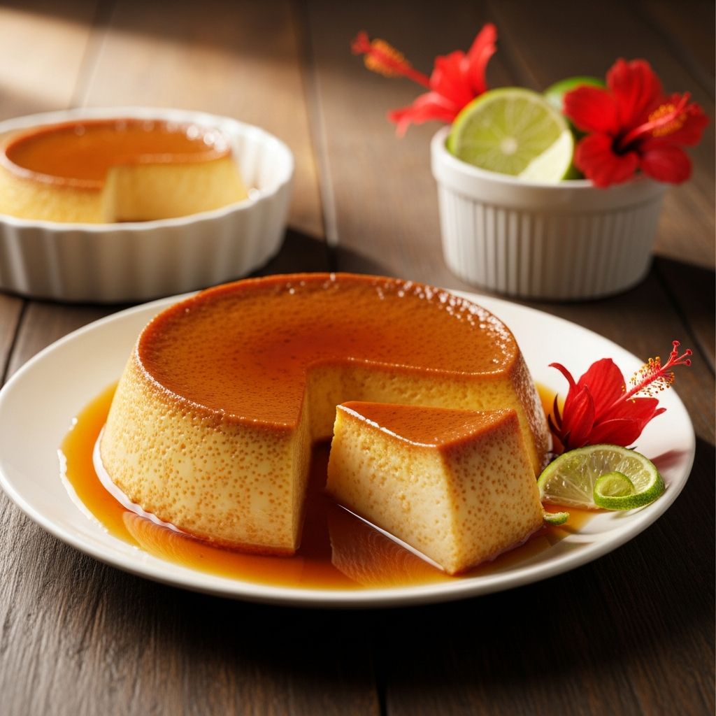 Indulge in creamy, low-sugar Mexican flan with a rich caramel topping, perfect for diabetic-friendly desserts without sacrificing flavor.
