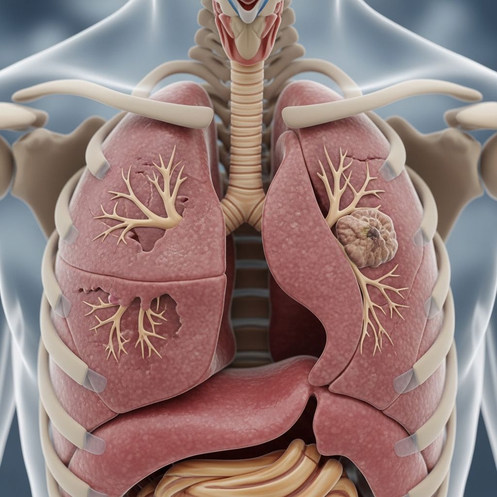 Comprehensive guide to lung cancer: symptoms, causes, diagnosis, treatment options, and prevention strategies for better outcomes.