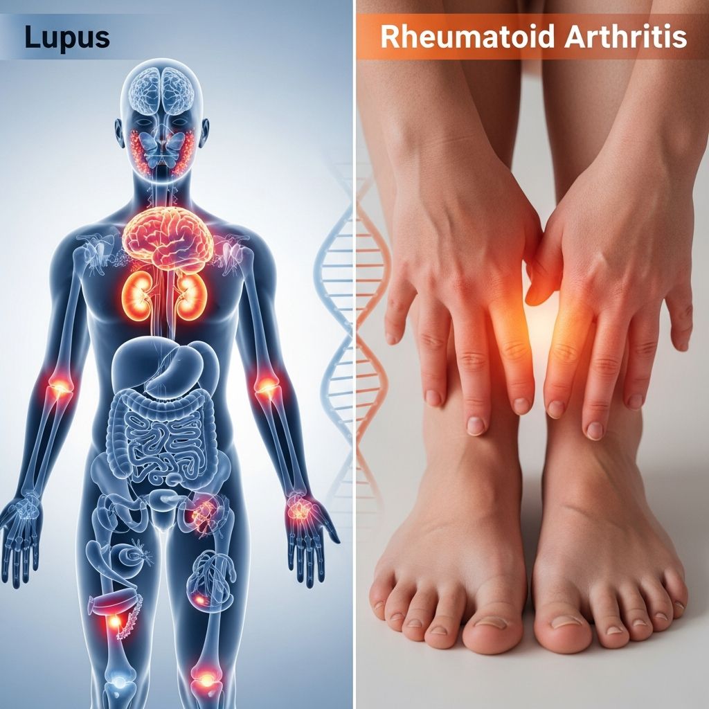 Understand the critical differences between lupus and rheumatoid arthritis for better diagnosis and treatment.