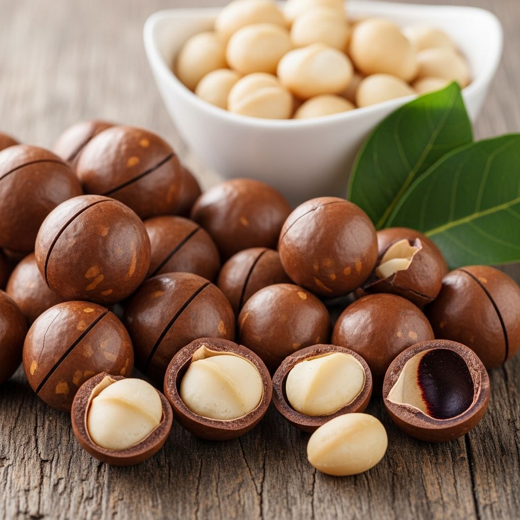 Discover the impressive health benefits of macadamia nuts, from heart health to weight management and beyond.