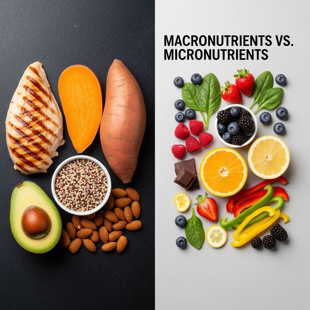 Understand the key differences between macronutrients and micronutrients, their roles in health, food sources, and how to balance them for optimal wellness.