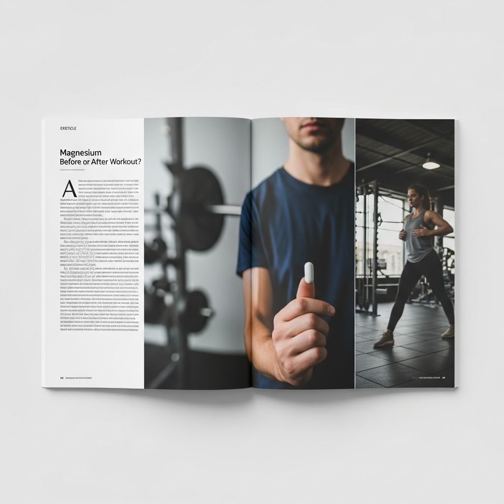 Discover the optimal timing for magnesium intake to boost workout performance, reduce soreness, and enhance recovery effectively.