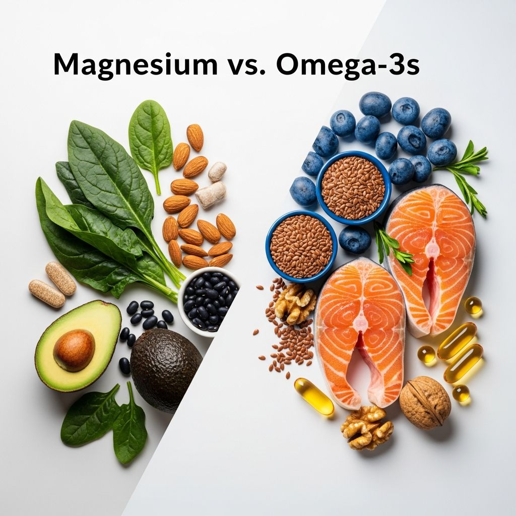 Discover the unique benefits of magnesium and omega-3s, how they complement each other, and why taking them together supports heart health, sleep, and more.