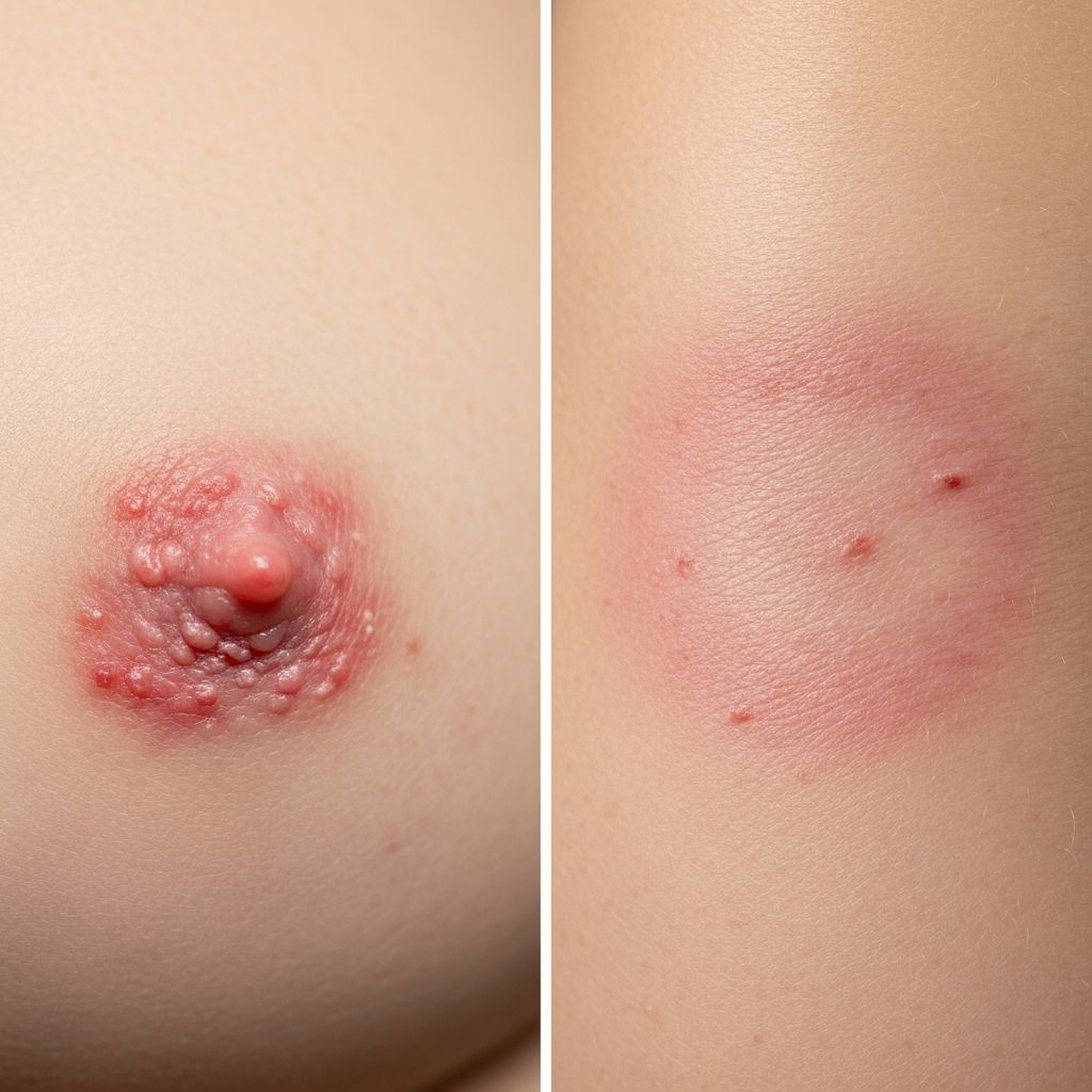 Comprehensive visual guide to mammary and extramammary Paget disease, aiding diagnosis through detailed skin lesion images.