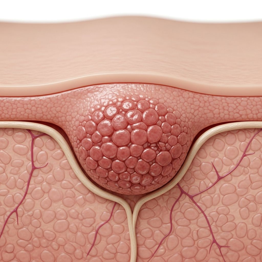 Mastocytoma: A benign skin condition in infants caused by mast cell accumulation, often resolving by puberty.
