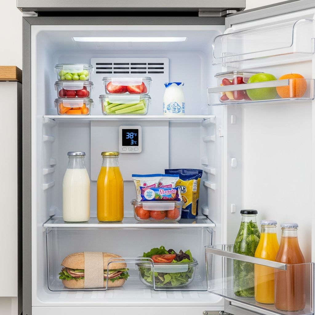 Essential tips for college students and small-space dwellers to keep food safe and fresh in dorm mini-fridges.