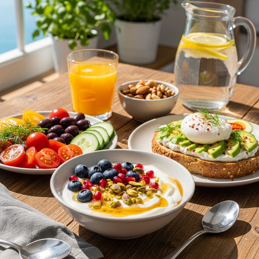 Discover simple, delicious beginner-friendly breakfast recipes that embrace the heart-healthy Mediterranean diet principles.