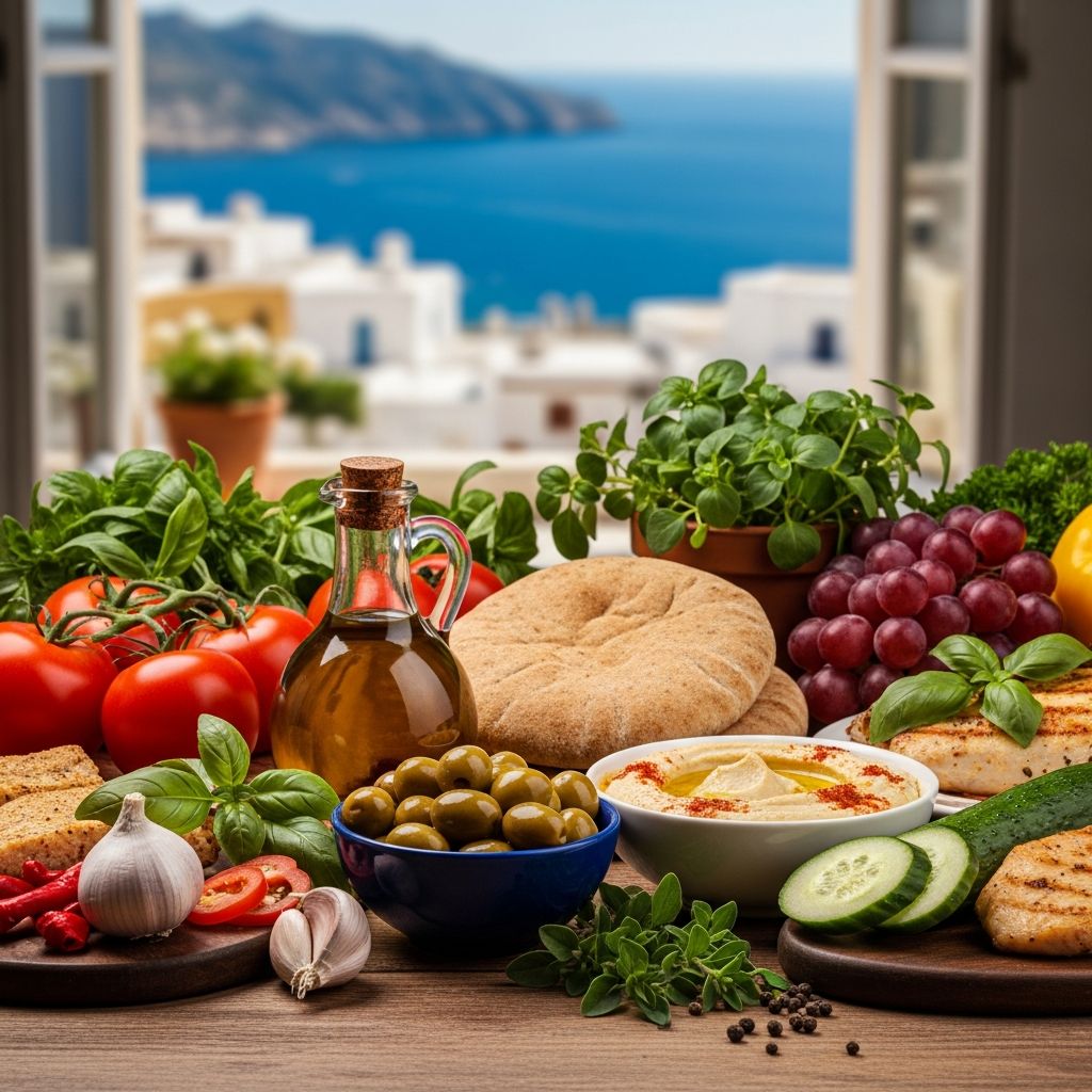 Discover the heart-healthy Mediterranean diet: plant-based foods, olive oil, and sustainable eating for lifelong wellness.