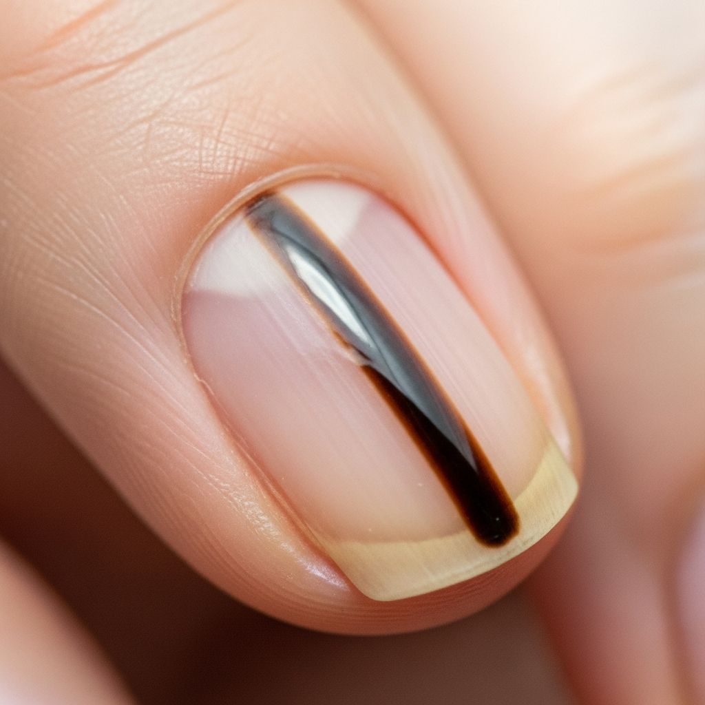 Comprehensive guide to melanonychia: causes, diagnosis, clinical features, and management of nail pigmentation.