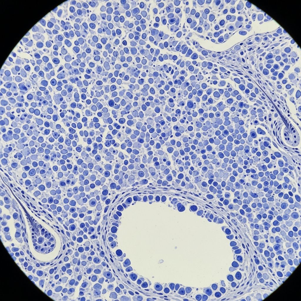 Comprehensive pathology guide to Merkel cell carcinoma: clinical features, histopathology, diagnosis, and management insights.