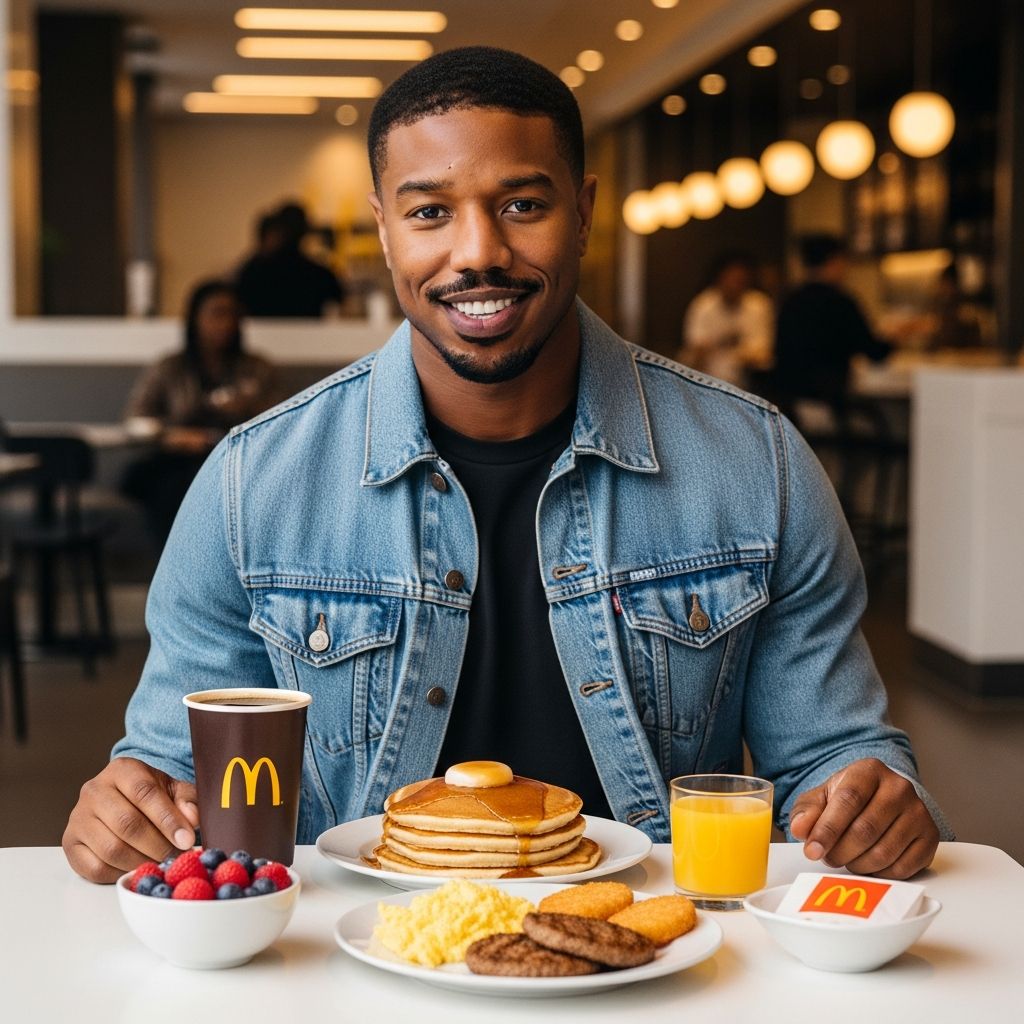 Discover Michael B. Jordan's go-to McDonald's breakfast packing 38g protein—plus healthier swaps for everyday fitness.
