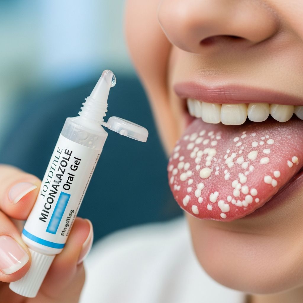 Complete guide to miconazole gel treatment for oral thrush infections.