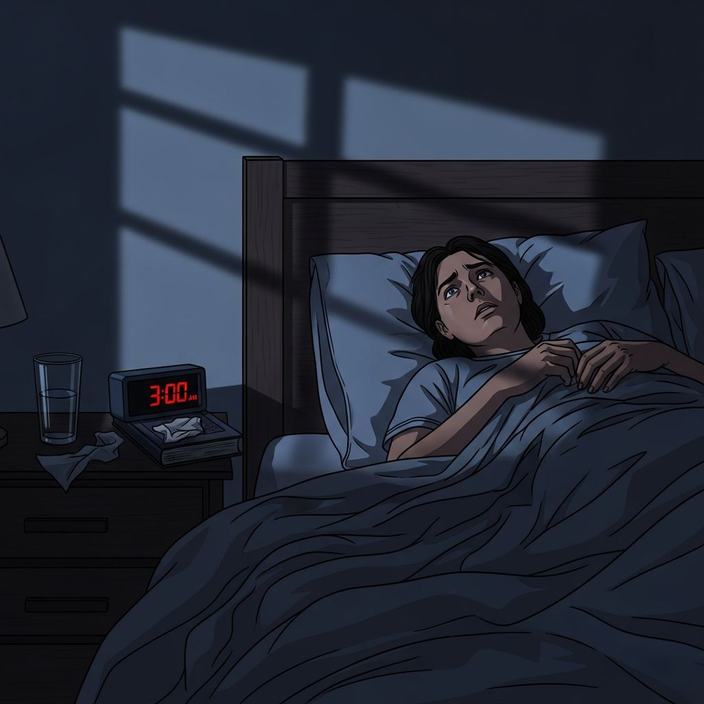 Experts break down why anxiety strikes at night, the sleep-anxiety loop, and proven strategies to interrupt it for better rest.