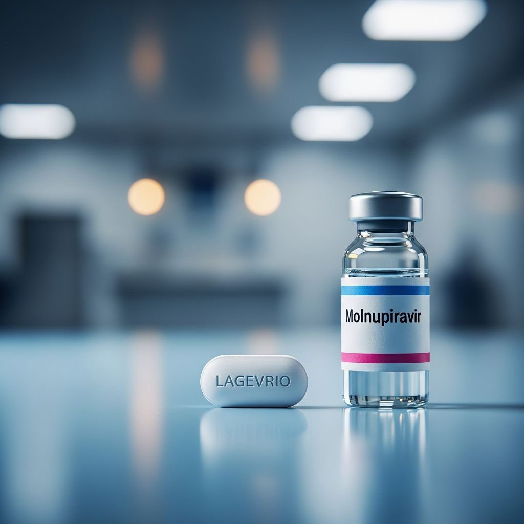 Antiviral treatment to reduce severe COVID-19 risk in high-risk adults when started early after symptoms.