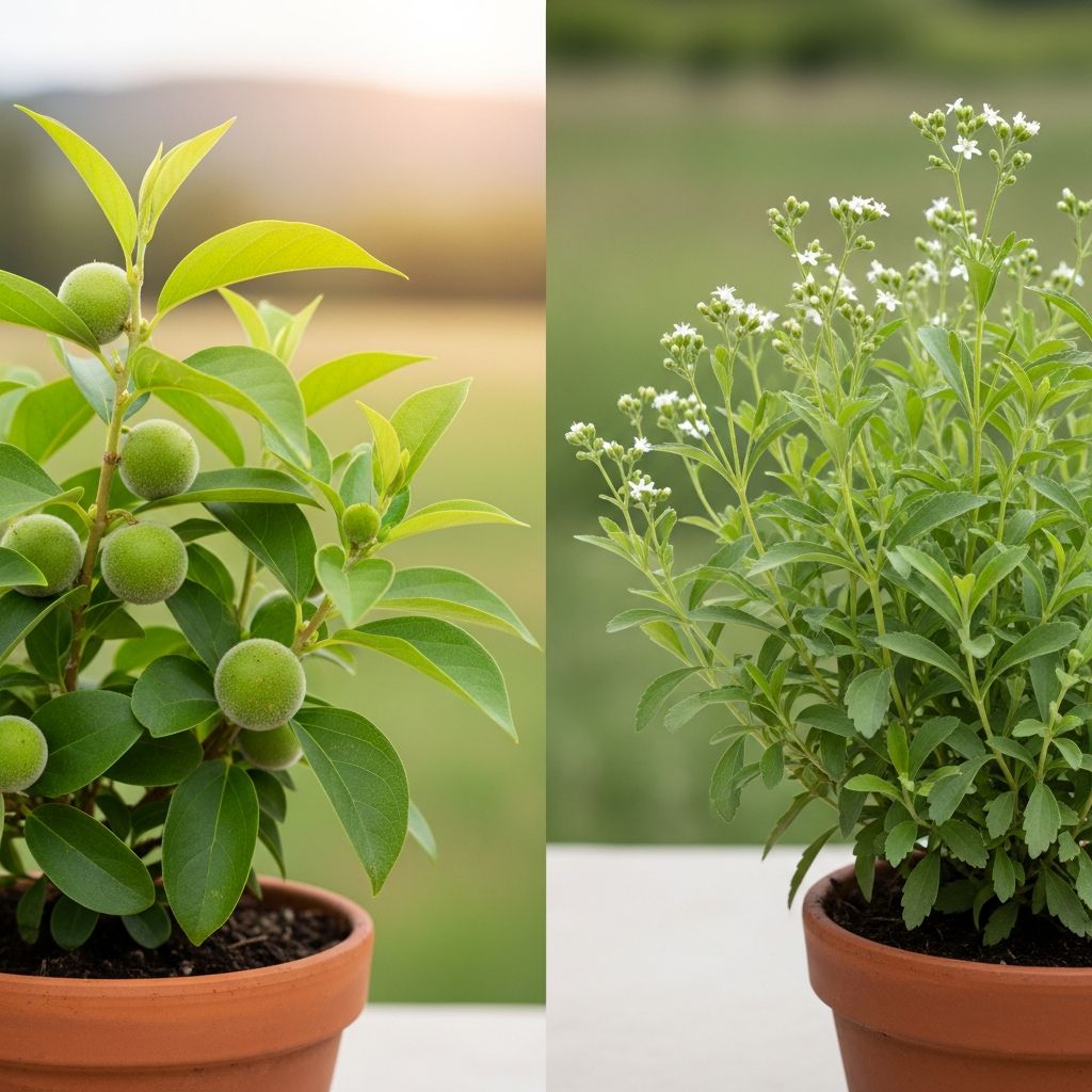 Discover the key differences between monk fruit and stevia to choose the best natural zero-calorie sweetener for your health needs.