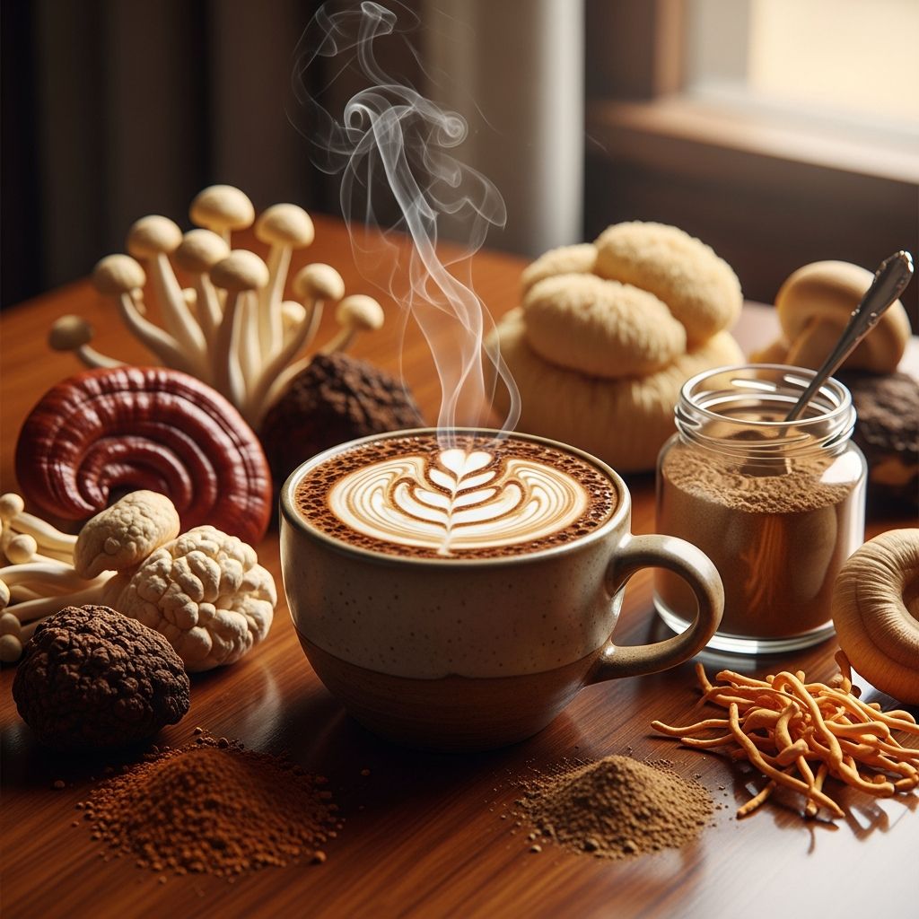 Discover the potential health perks of mushroom coffee, from boosted immunity and focus to reduced stress and better energy.