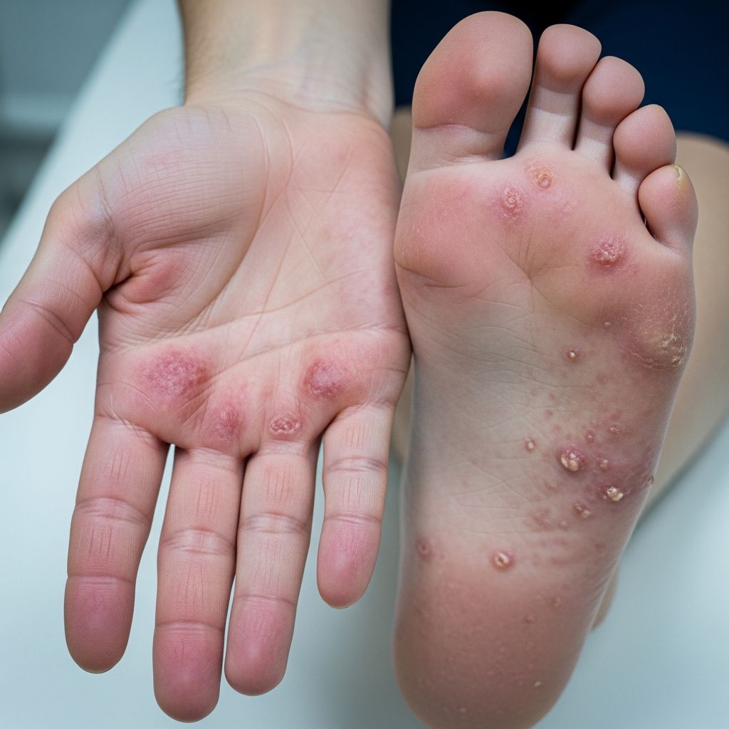 Rare variant of mycosis fungoides limited to palms and soles: symptoms, diagnosis, and effective treatments.