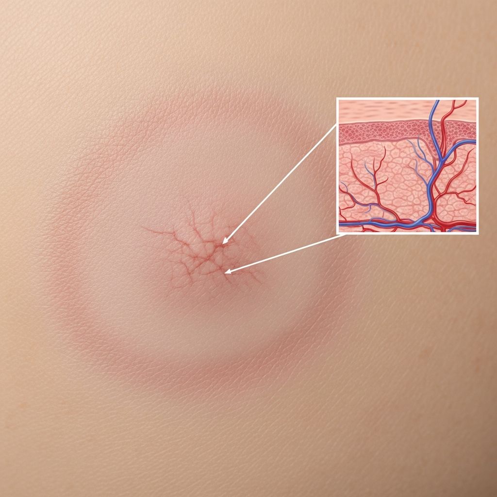 Understanding naevus anaemicus: A benign vascular condition causing pale skin patches.