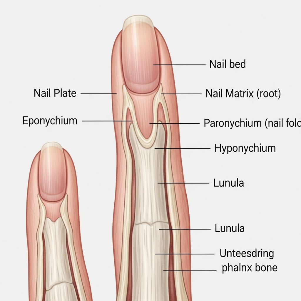 Understand the structure, function, growth, and common issues of fingernails and toenails for better nail health.