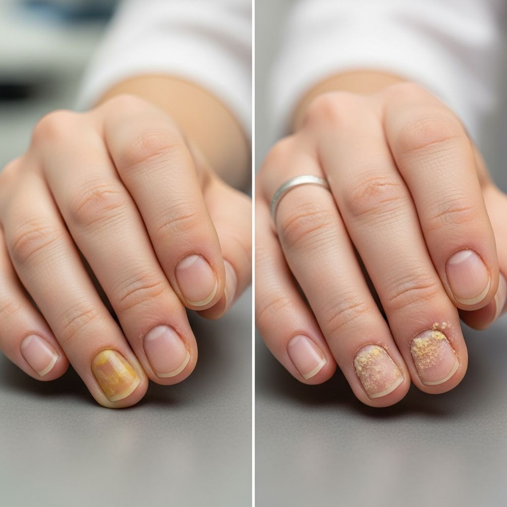 Learn to distinguish nail psoriasis from fungal infections: symptoms, causes, diagnosis, and tailored treatments for healthier nails.