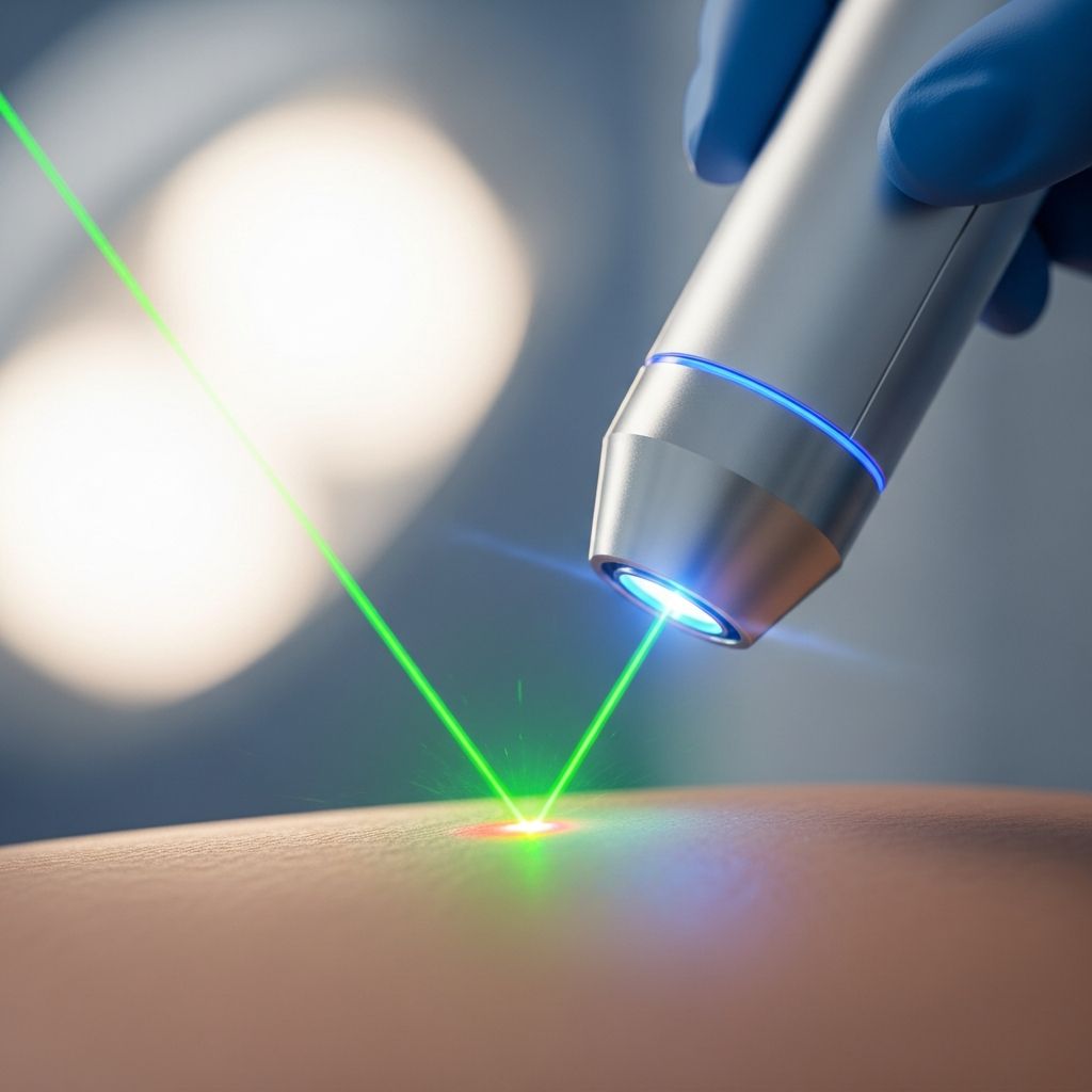 Advanced laser therapy for vascular lesions, pigmentation, hair removal, and skin rejuvenation with minimal downtime.
