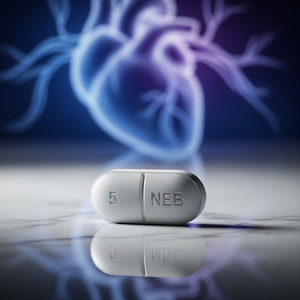 Comprehensive guide to nebivolol (Nebilet), its uses for hypertension and heart failure, dosage, side effects, and precautions.