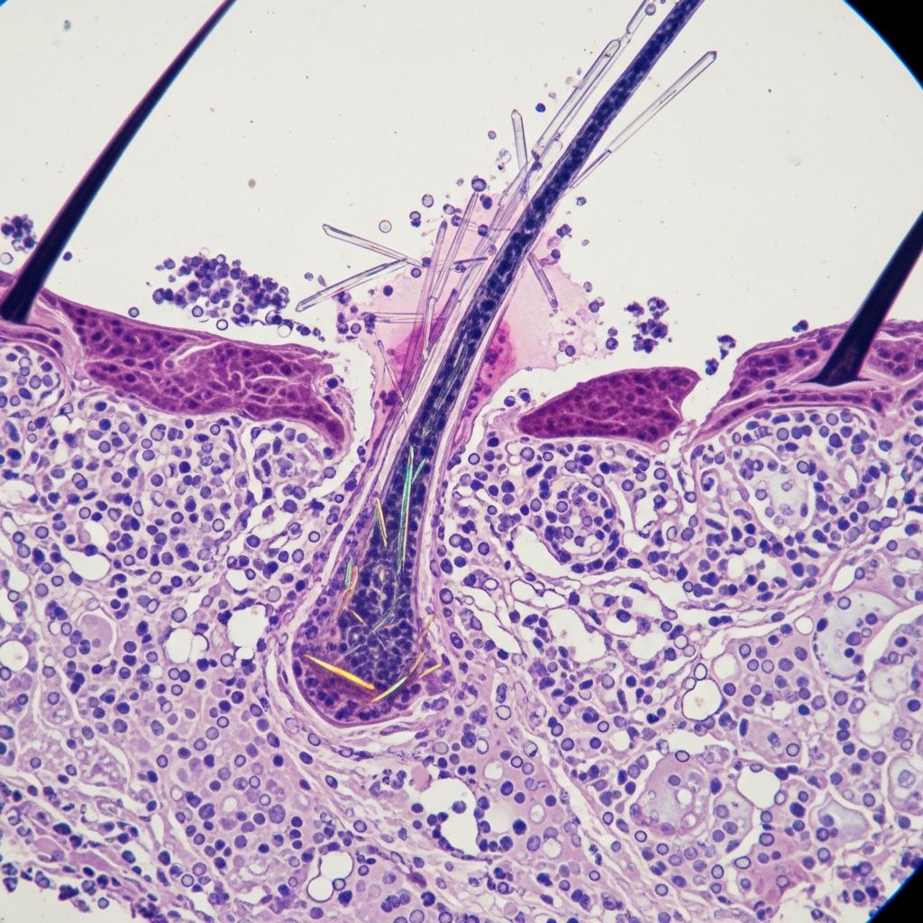 Understanding the pathology and histopathological features of NICF in dermatology.