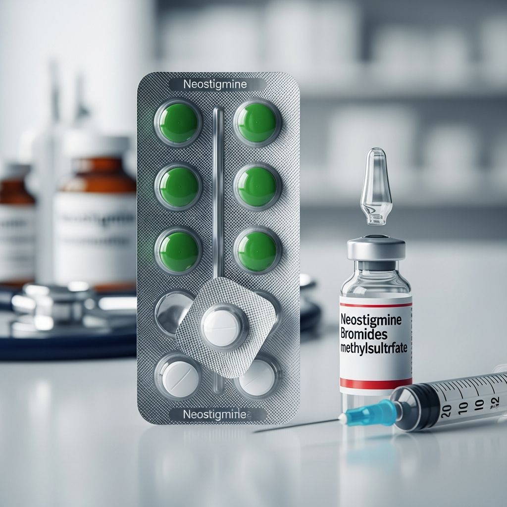 Comprehensive guide to neostigmine treatment for myasthenia gravis, including uses, dosing, side effects, and patient advice.