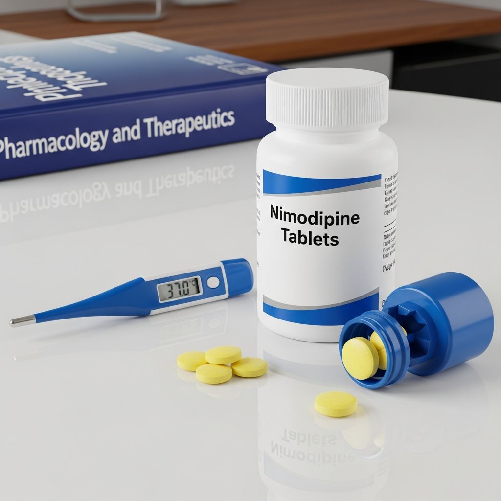 Complete guide to nimodipine tablets: understand how this calcium-channel blocker prevents complications after subarachnoid hemorrhage.